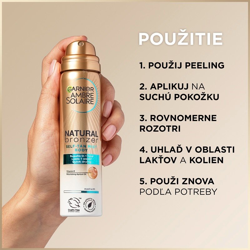 Ambre Solaire Natural Bronzer samoopaľovacia telová hmla - 2